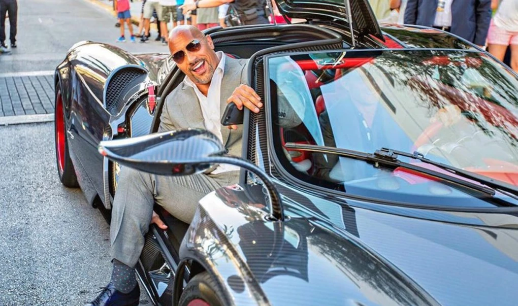 The Rock Pagani Huayra