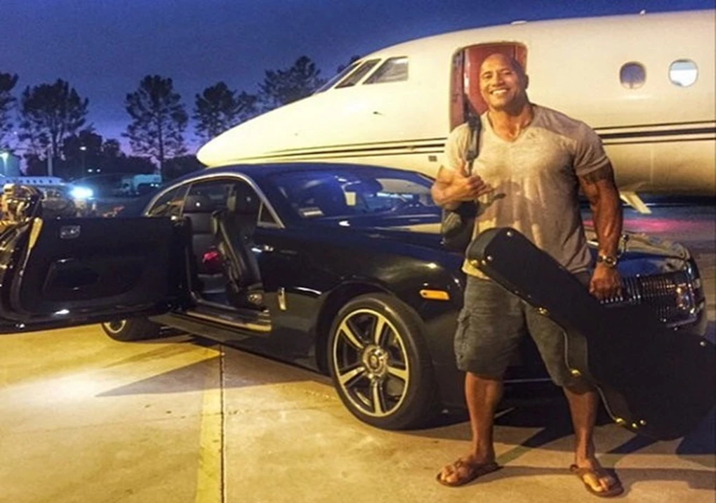 The Rock's Rolls-Royce Wraith