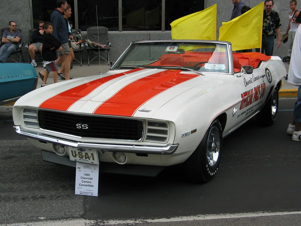 A 1969 Chevrolet Camaro Indianapolis 500 Pace Car