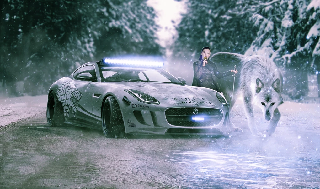 Arya Stark’s Jaguar F-TYPE Winter Edition
