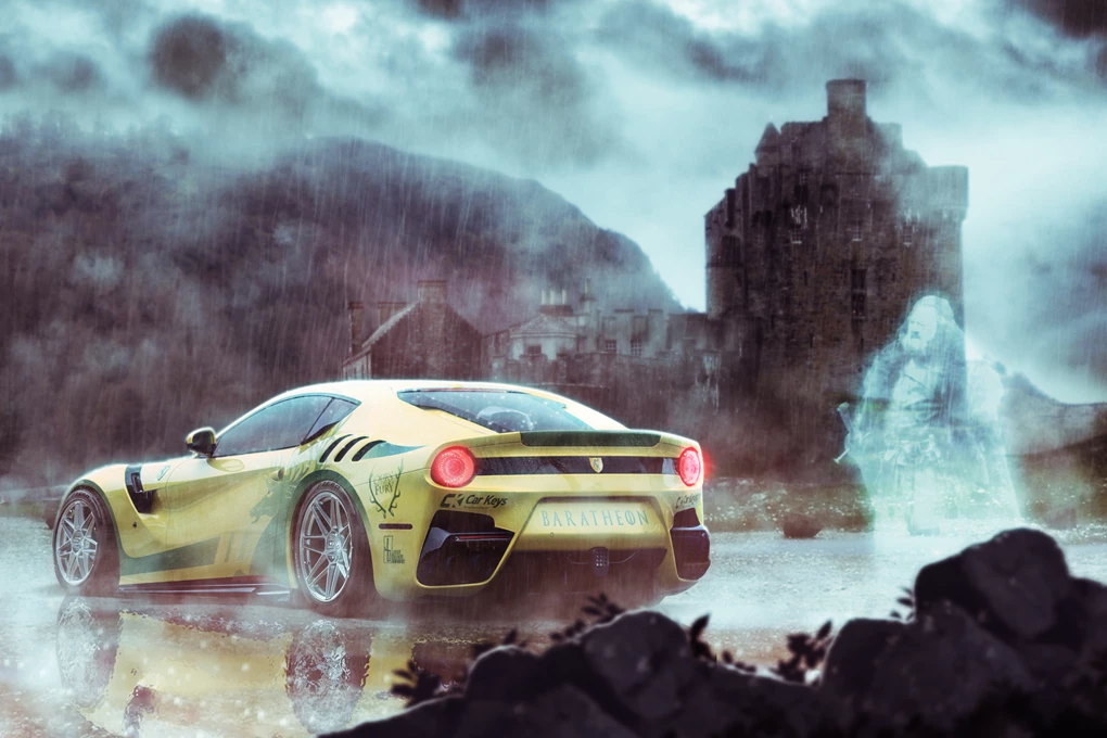 Robert Baratheon’s Ferrari F12 TDF