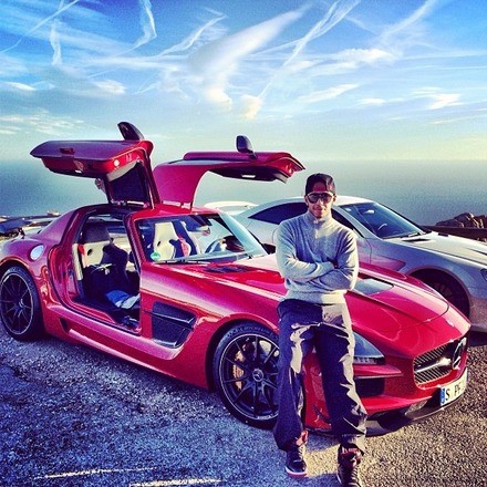 Lewis Hamilton's Mercedes-AMG SLS Black Series