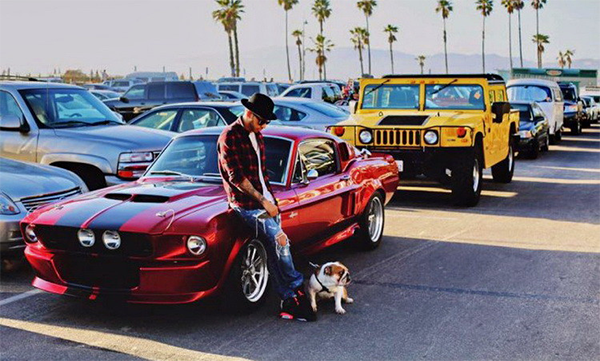 Lewis Hamilton's Shelby Mustang GT500