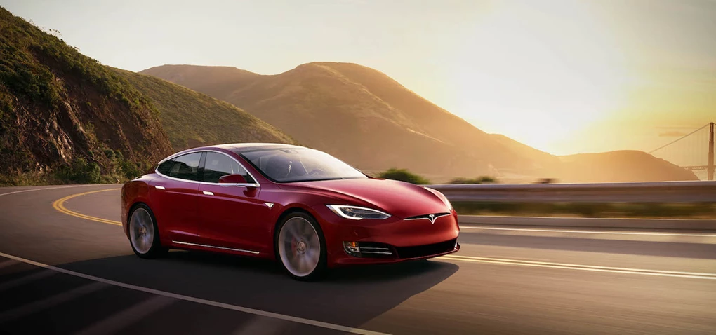 Tesla Model S all-electric saloon