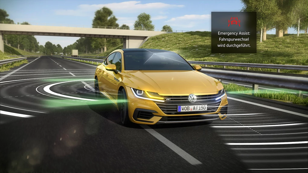 Volkswagen Arteon V2V communication connected vehicles