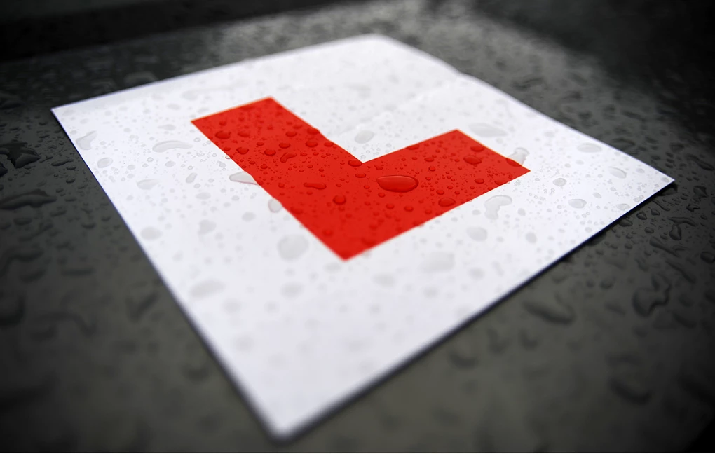 Learner driver plate