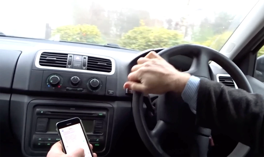 Mobile phone driving