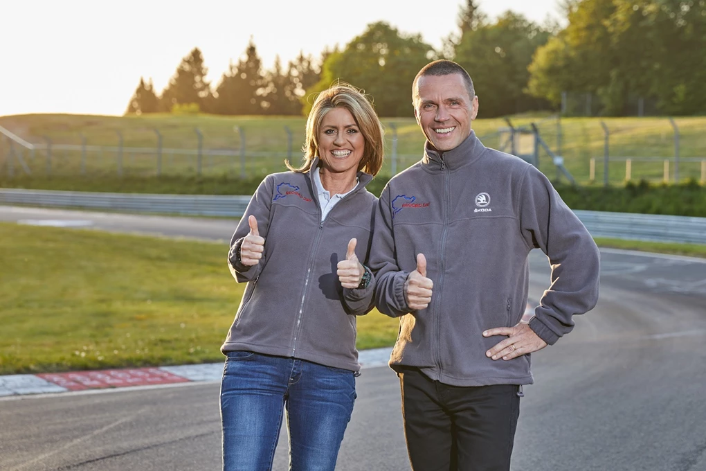 Sabine Schmitz Frantisek Drabek Skoda Kodiaq vRS