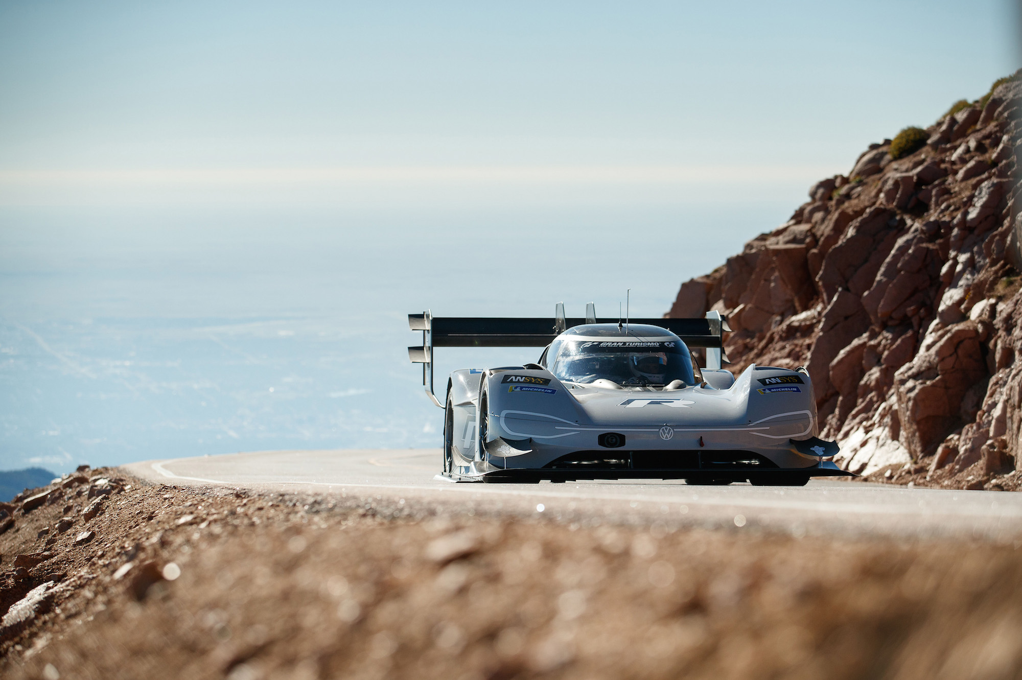 Volkswagen smashes Pikes Peak record with all electric I.D.R Car