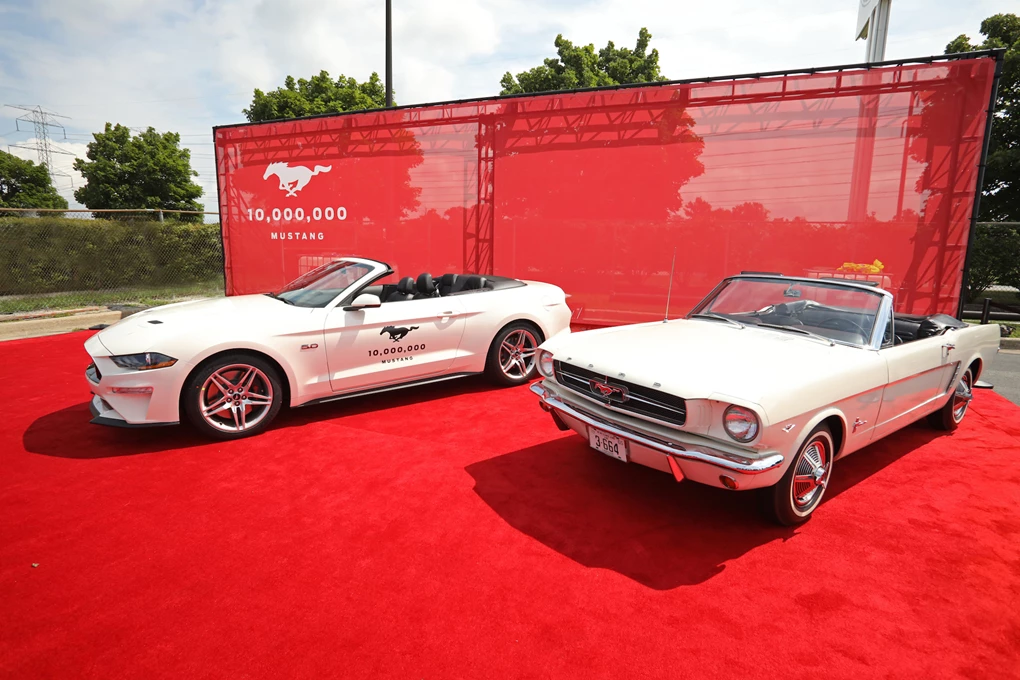 Ford Mustang 10,000,000 celebration