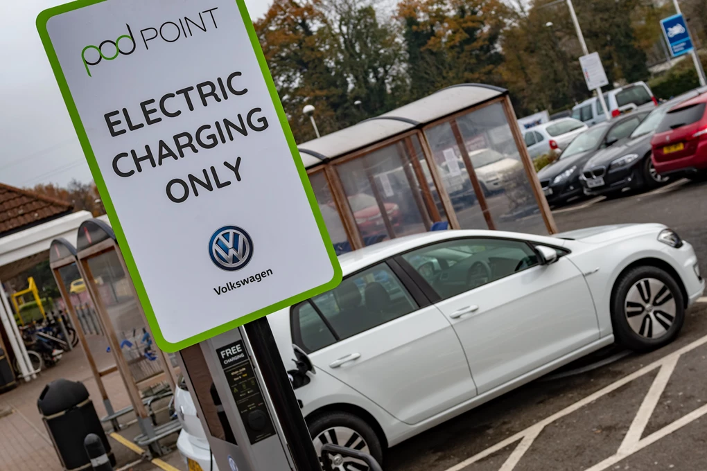 Volkswagen Tesco charging network