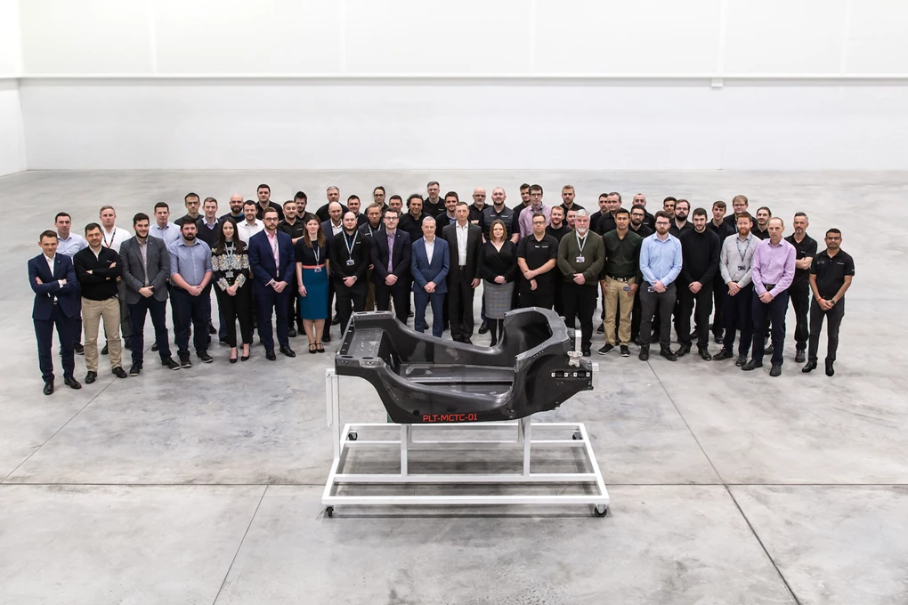 McLaren carbon fibre chassis