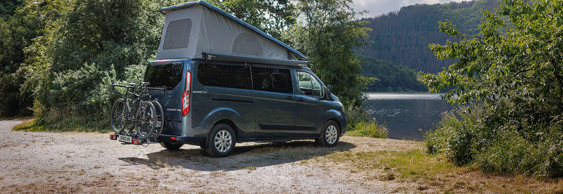 Ford's Long Wheelbase Transit Custom Nugget Camper Van With a Bathroom