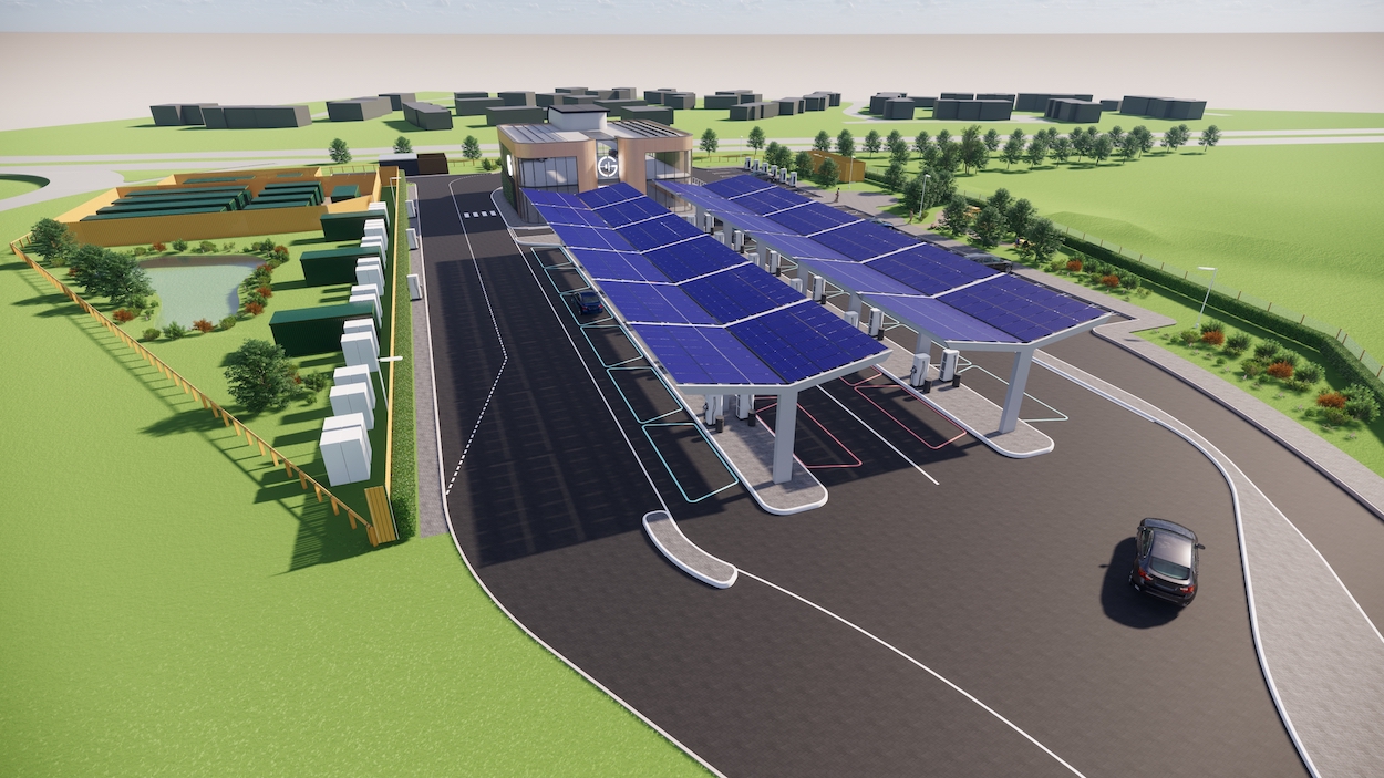 First dedicated electric car service station nears completion as more