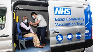 Ford transforms Transit van into mobile Covid-19 vaccination unit